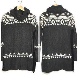 Banana Republic Wool Alpaca Cowl Neck Tunic /Sweater Dress Size L